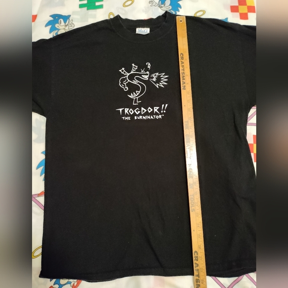 Vintage 2000s Y2K Trogdor Homestar Runner t-shirt size XL - Picture 5 of 7